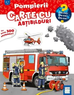 Coperta cărții Pompierii – Carte cu abțibilduri