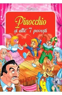 Coperta cărții Pinocchio si alte 7 povesti