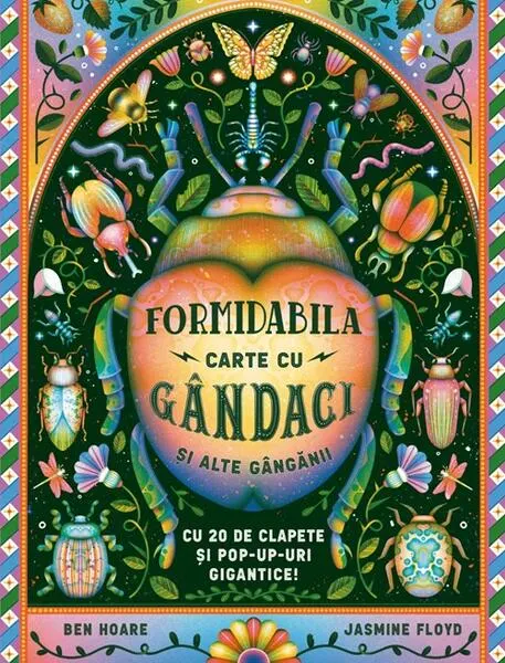 Coperta cărții Formidabila carte cu gândaci și alte gângănii