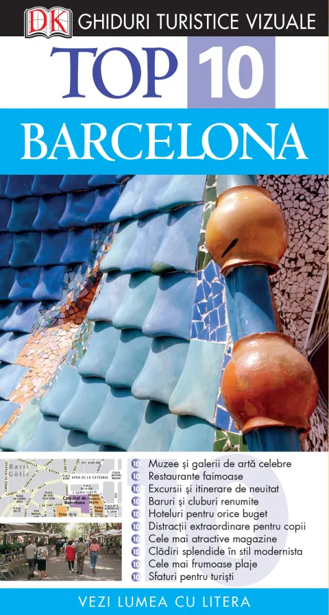 Coperta cărții Top 10. Barcelona. Ghiduri turistice vizuale