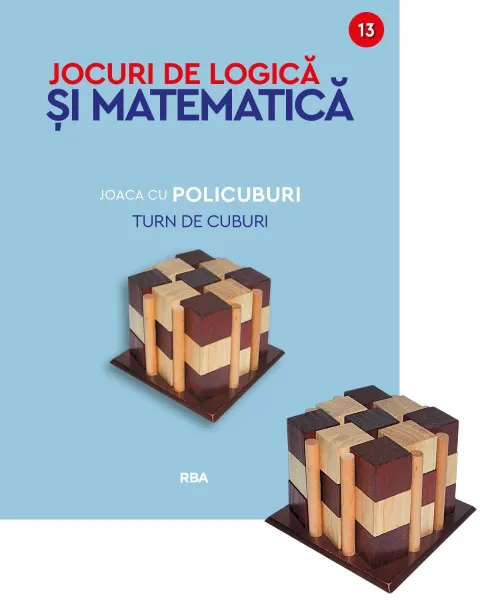 Coperta cărții Joaca cu policuburi. Turn de cuburi. Numarul 13