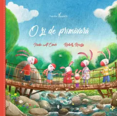 Coperta cărții Familia Iepuretti. O zi de primăvară
