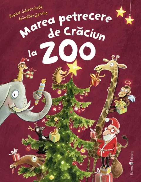 Coperta cărții Marea petrecere de Crăciun la Zoo