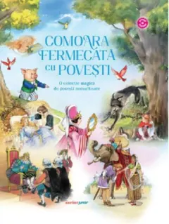 Coperta cărții Comoara fermecată cu povești