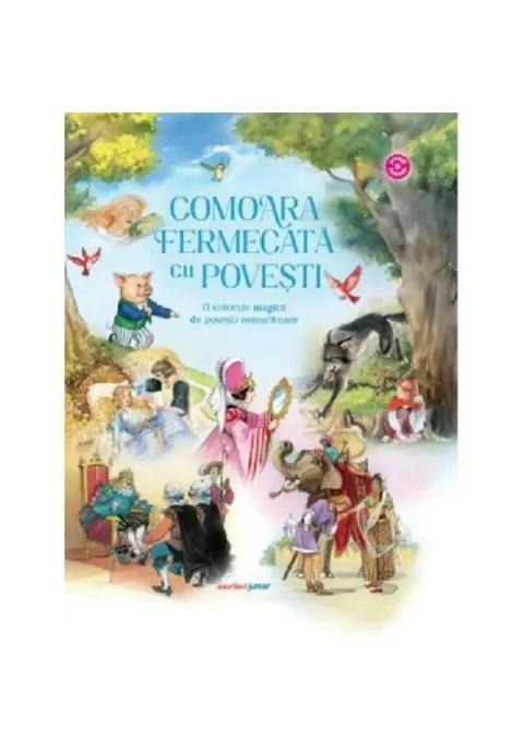 Coperta cărții Comoara fermecată cu povești