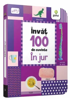 Coperta cărții Invat 100 de cuvinte - In jur