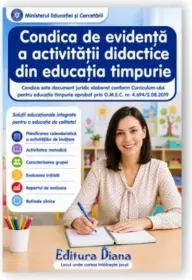 Coperta cărții Condica de evidenta a activitatii didactice din educatia timpurie. Caietul educatoarei (editia 2026-2027)