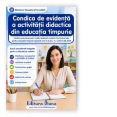 Coperta cărții Condica de evidenta a activitatii didactice din educatia timpurie. Caietul educatoarei (editia 2026-2027)