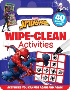 Coperta cărții Marvel Spider-Man Wipe Clean Activities