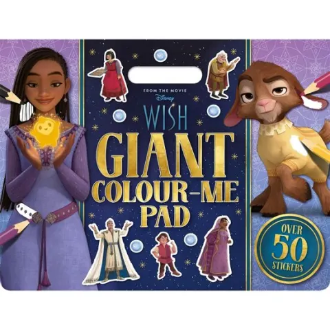 Coperta cărții Disney Wish: Giant Colour Me Pad