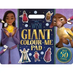 Coperta cărții Disney Wish: Giant Colour Me Pad
