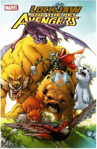Coperta cărții Lockjaw And The Pet Avengers
