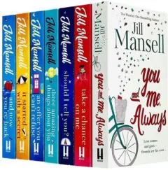 Coperta cărții Jill Mansell Collection 7 Books Set (You and Me Always, Take a Chance on Me, Should I Tell You?, Three Amazing Things, An Offer You Can't Refuse, It Started with a Secret & And Now You're Back)