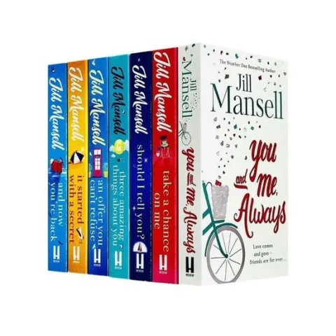 Coperta cărții Jill Mansell Collection 7 Books Set (You and Me Always, Take a Chance on Me, Should I Tell You?, Three Amazing Things, An Offer You Can't Refuse, It Started with a Secret & And Now You're Back)