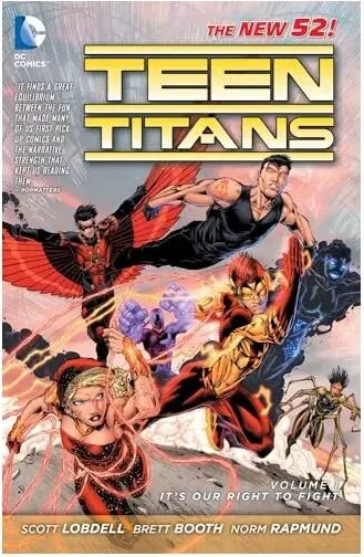 Coperta cărții Teen Titans, Scott Lobdell