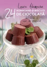 Coperta cărții Bomboane și biscuiți de ciocolată. 24 de rețete delicioase și ușor de preparat