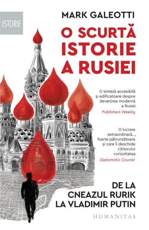Coperta cărții O scurtă istorie a Rusiei. De la cneazul Rurik la Vladimir Putin