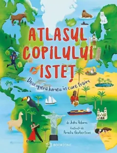 Coperta cărții Atlasul copilului istet. Descopera lumea in care traim