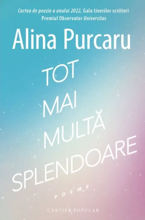 Coperta cărții Tot mai multă splendoare