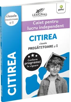 Coperta cărții Citirea. Caiet pentru clasa pregatitoare si clasa I