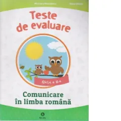 Coperta cărții Teste de evaluare clasa a II-a. Comunicare in limba romana