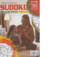 Coperta cărții Sudoku de vacanta nr.3/2022