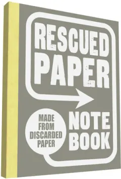 Coperta cărții Rescued Paper Notebook, large