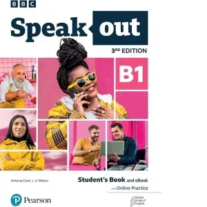 Coperta cărții Speakout 3rd Edition, B1 level, Student's Book and eBook with Online Practice