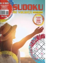Coperta cărții Sudoku de vacanta nr.8/2025