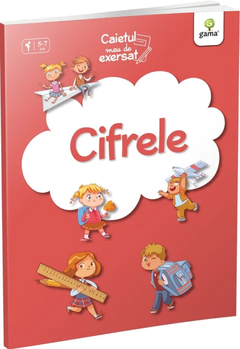Coperta cărții Cifrele. Caietul meu de exersat