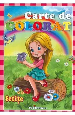 Coperta cărții Carte de colorat: Fetite