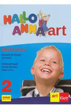 Coperta cărții Hallo Anna. Germana - Clasa 2 - Cartea elevului