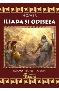 Coperta cărții Iliada si Odiseea
