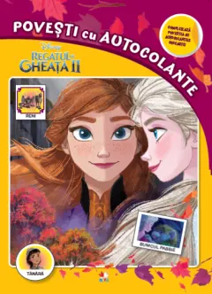 Coperta cărții Disney. Regatul de gheață II. Povești cu autocolante
