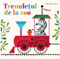 Coperta cărții Trenulețul de la zoo. Bebe învață. Puzzle