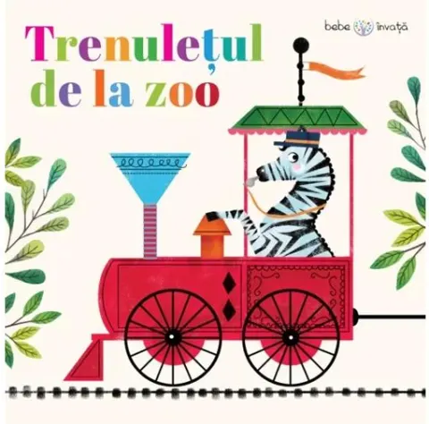 Coperta cărții Trenulețul de la zoo. Bebe învață. Puzzle
