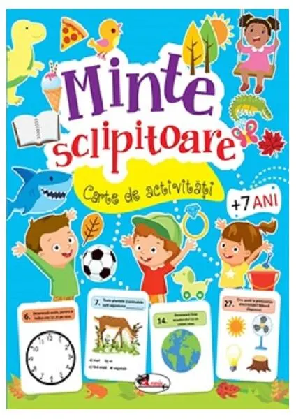 Coperta cărții Minte sclipitoare. Carte de activități +7 ani