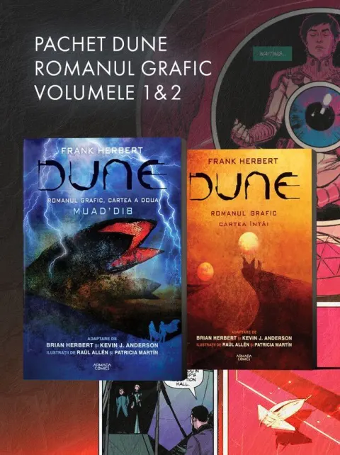 Coperta cărții Pachet Dune Romanul grafic 2 vol.