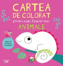 Coperta cărții Cartea de colorat pentru copii foarte mici. Animale