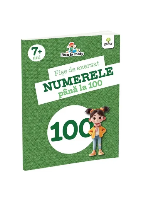 Coperta cărții Fise de exersat NUMERELE PANA LA 100
