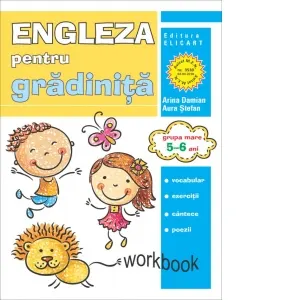 Coperta cărții Limba engleza pentru gradinita. Grupa mare 5-6 ani. Workbook