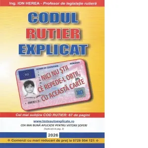 Coperta cărții Codul rutier explicat