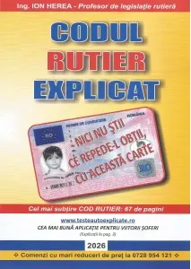 Coperta cărții Codul rutier explicat