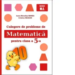 Coperta cărții Culegere de probleme de matematica pentru clasa a 5-a (editia 2026)