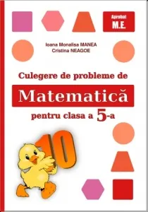 Coperta cărții Culegere de probleme de matematica pentru clasa a 5-a (editia 2026)