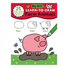 Coperta cărții My First Learn-To-Draw Farm Animals