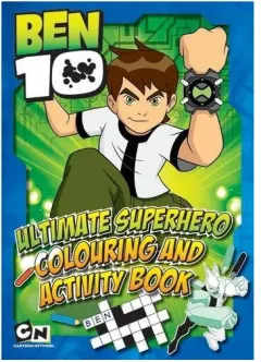 Coperta cărții Ben 10 Ultimate Superhero Colouring and Activity Book