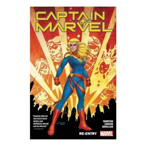 Coperta cărții Captain Marvel. Vol. 1, Re-entry
