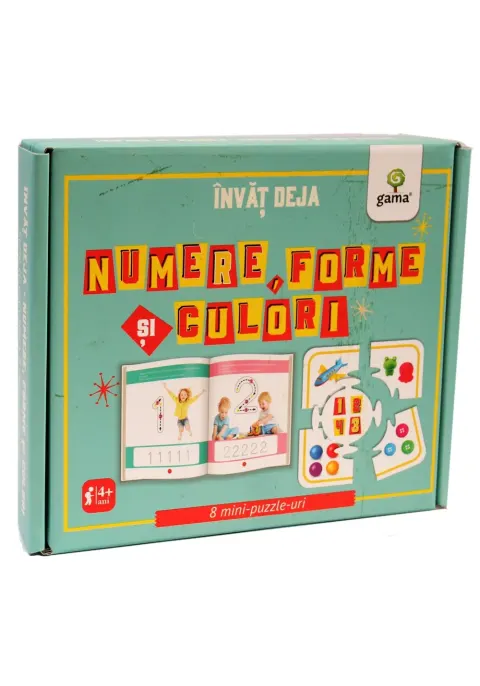 Coperta cărții Învăț deja numere, forme și culori