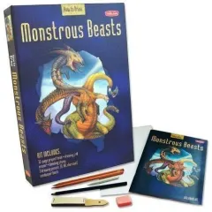 Coperta cărții How to Draw Monstrous Beasts